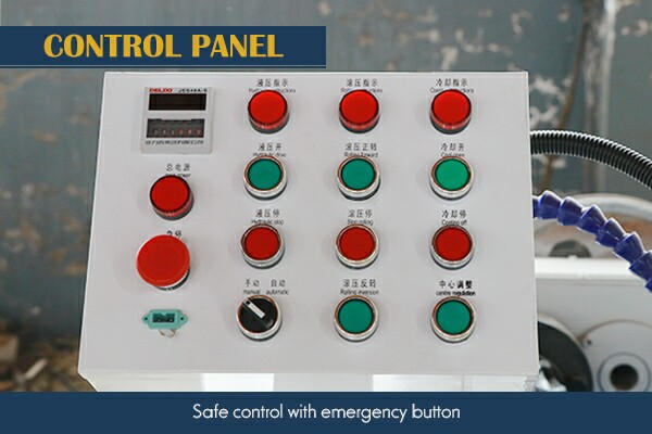  LMT Fette Thread Roller-Control Panel