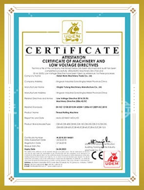 Механический резьбонарезной станок Типы резьбы-certificate1-640-640